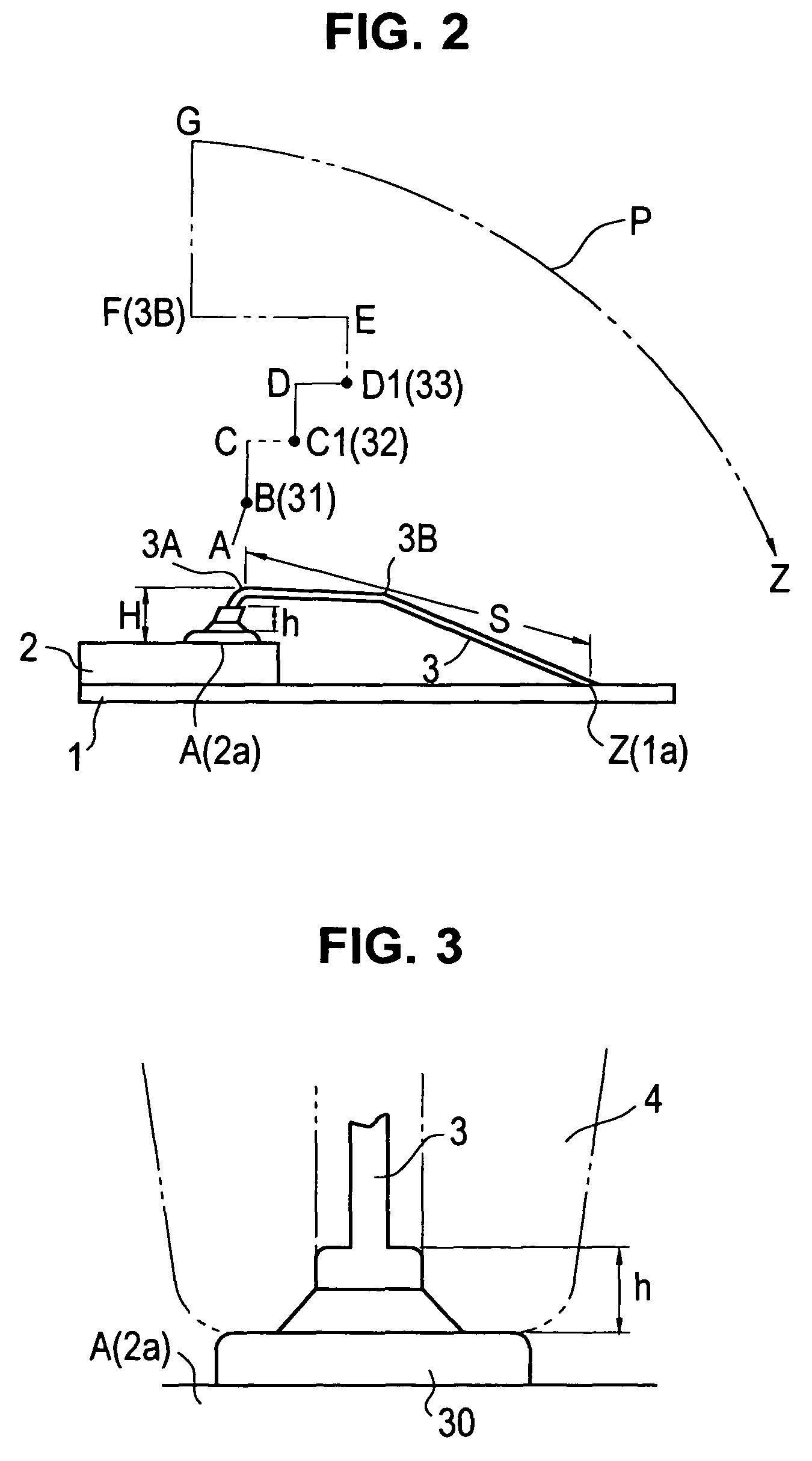 Wire loop, semiconductor device having same and wire bonding method