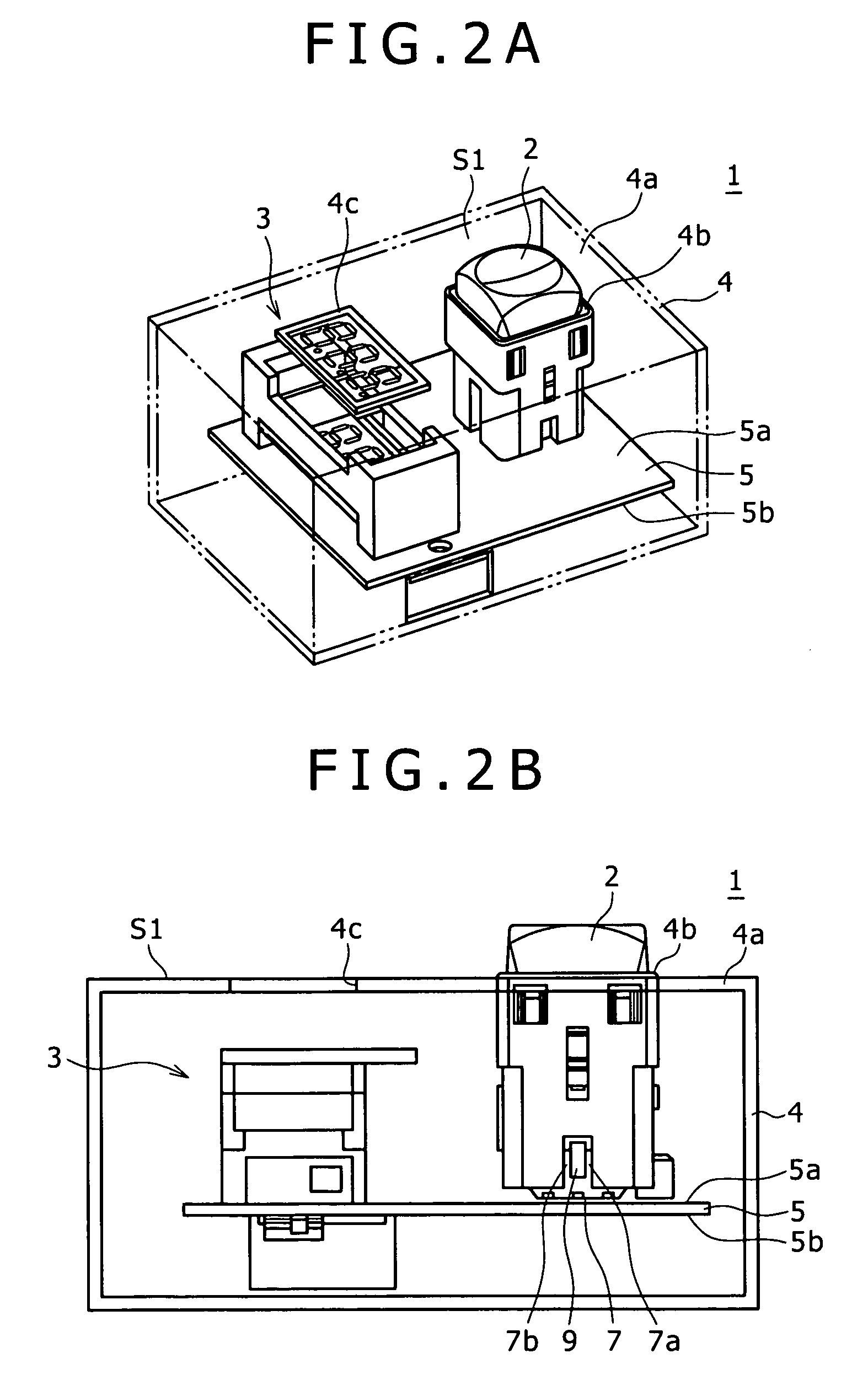 Control panel device and display
