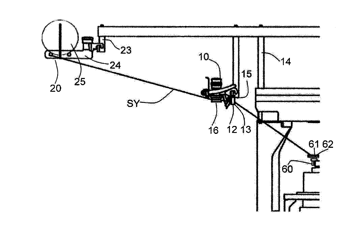 Slit yarn knitting method in circular knitting machine, apparatus therefor and knit fabric