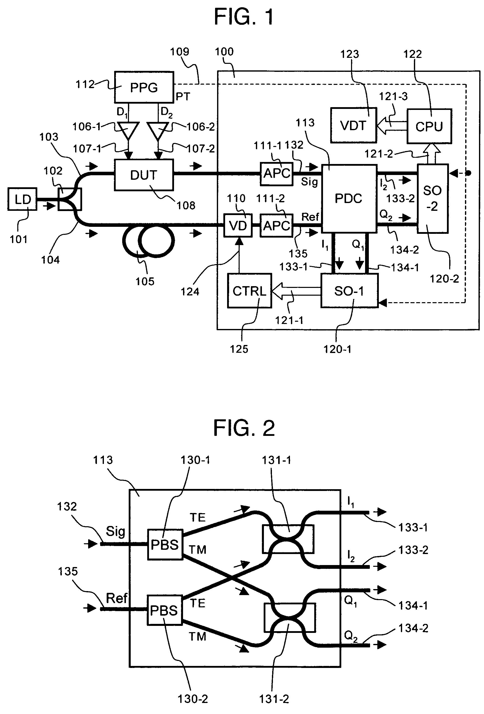 Apparatus for measuring waveform of optical electric field, optical transmission apparatus connected thereto and a method for producing the optical transmission apparatus