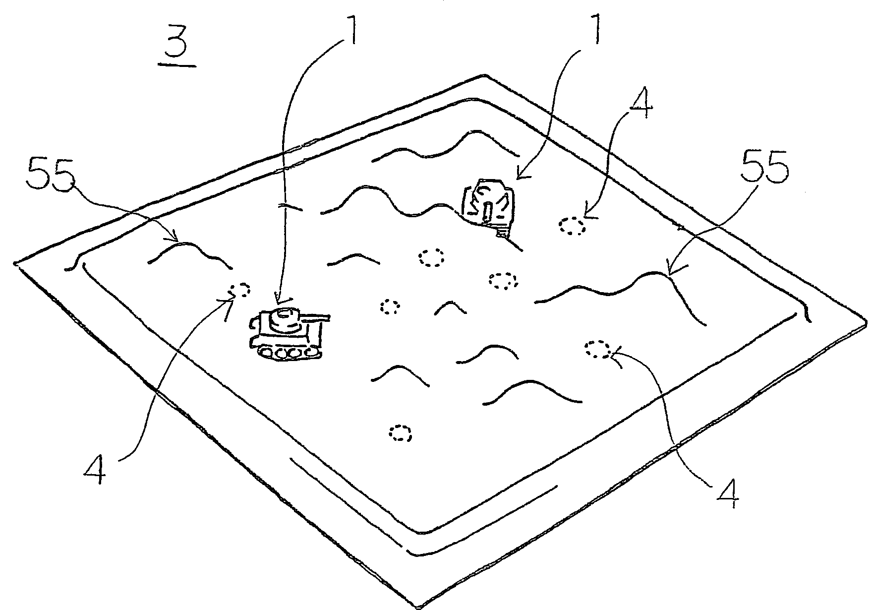 Remote-control toy and field for the same