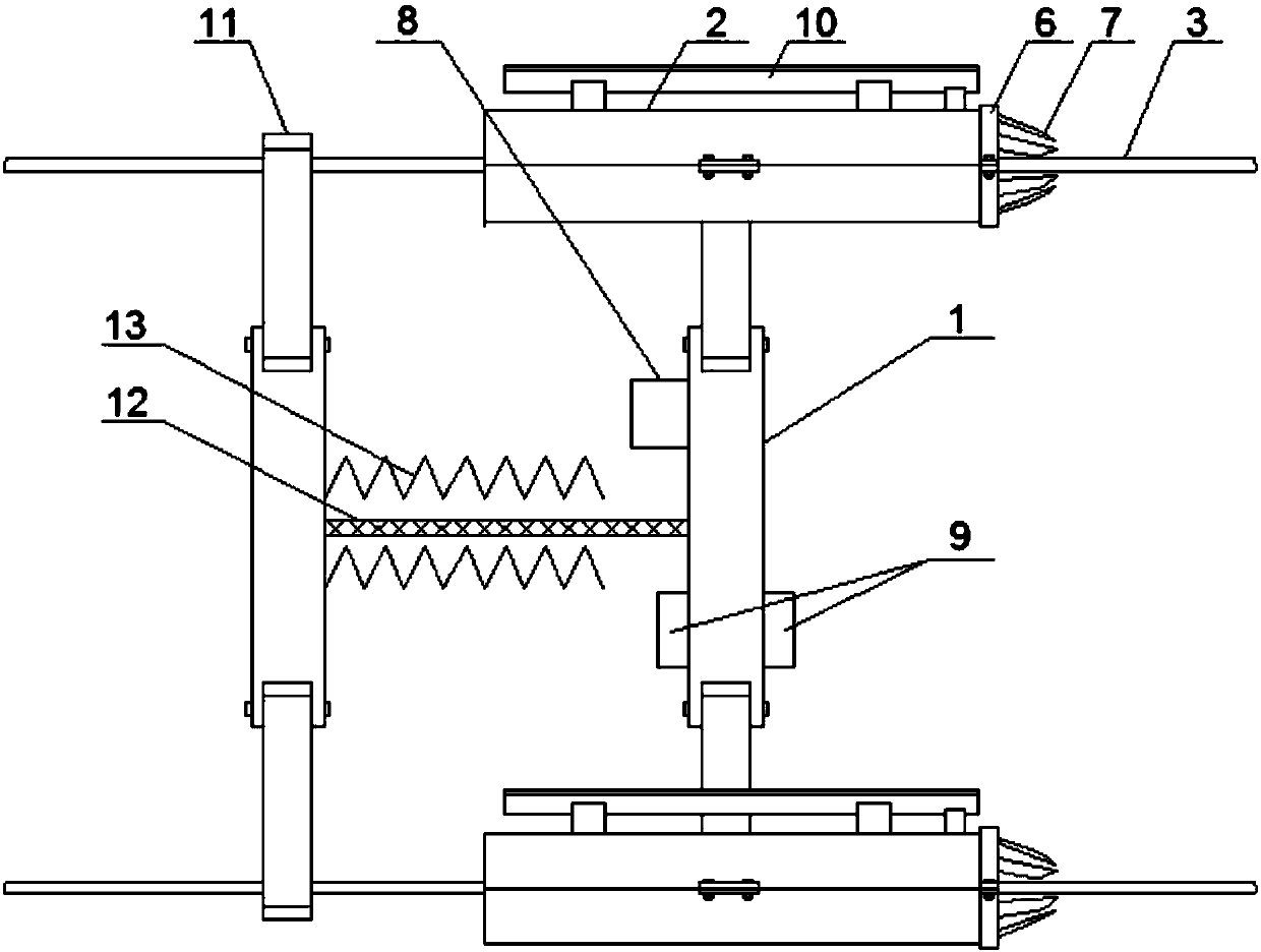 Foreign matter removal apparatus for overload power transmission line