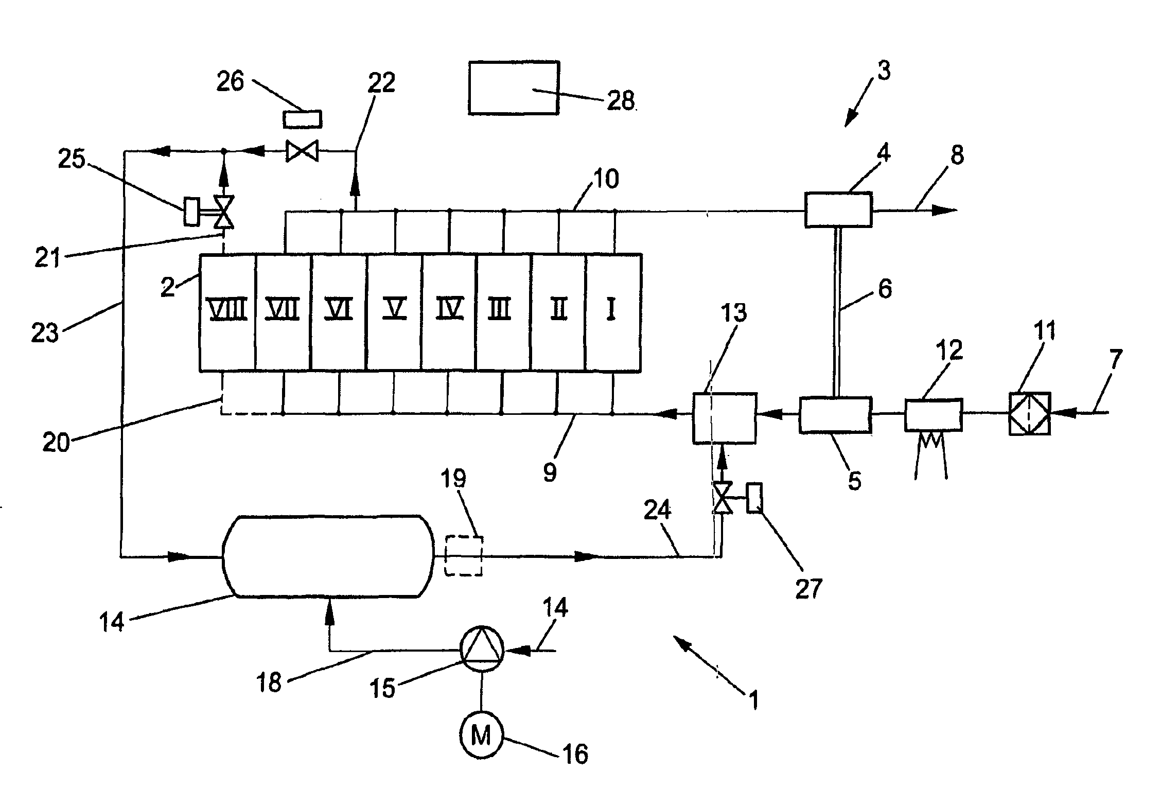 Method and Device for Generating Compressed Air and for Blowing it into an Internal Combustion Engine