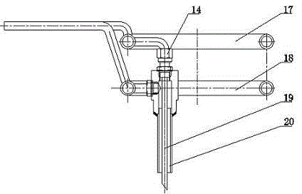 Automobile hub low pressure casting vacuum water cooling mold system