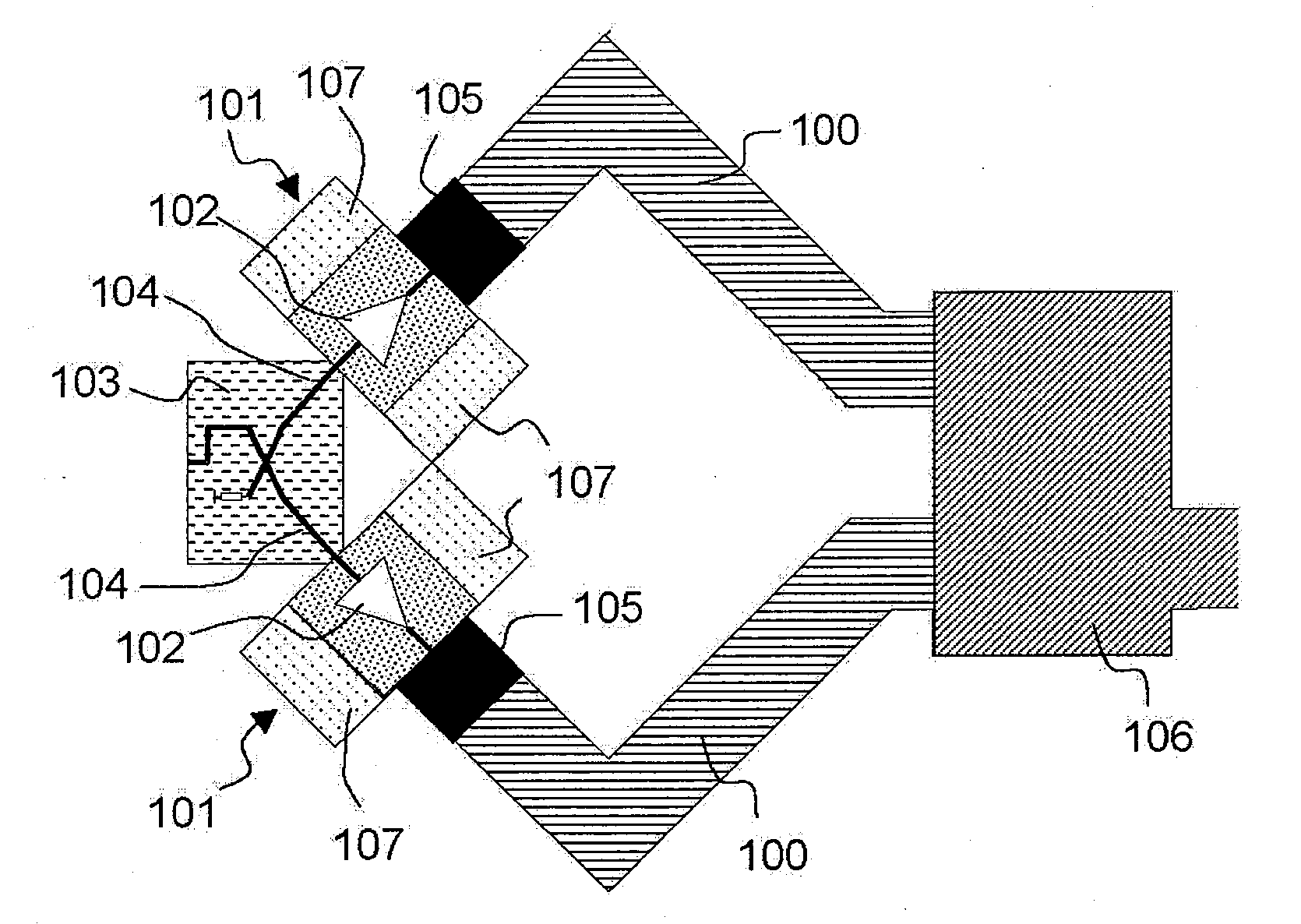 Multi-source spatial power amplifier