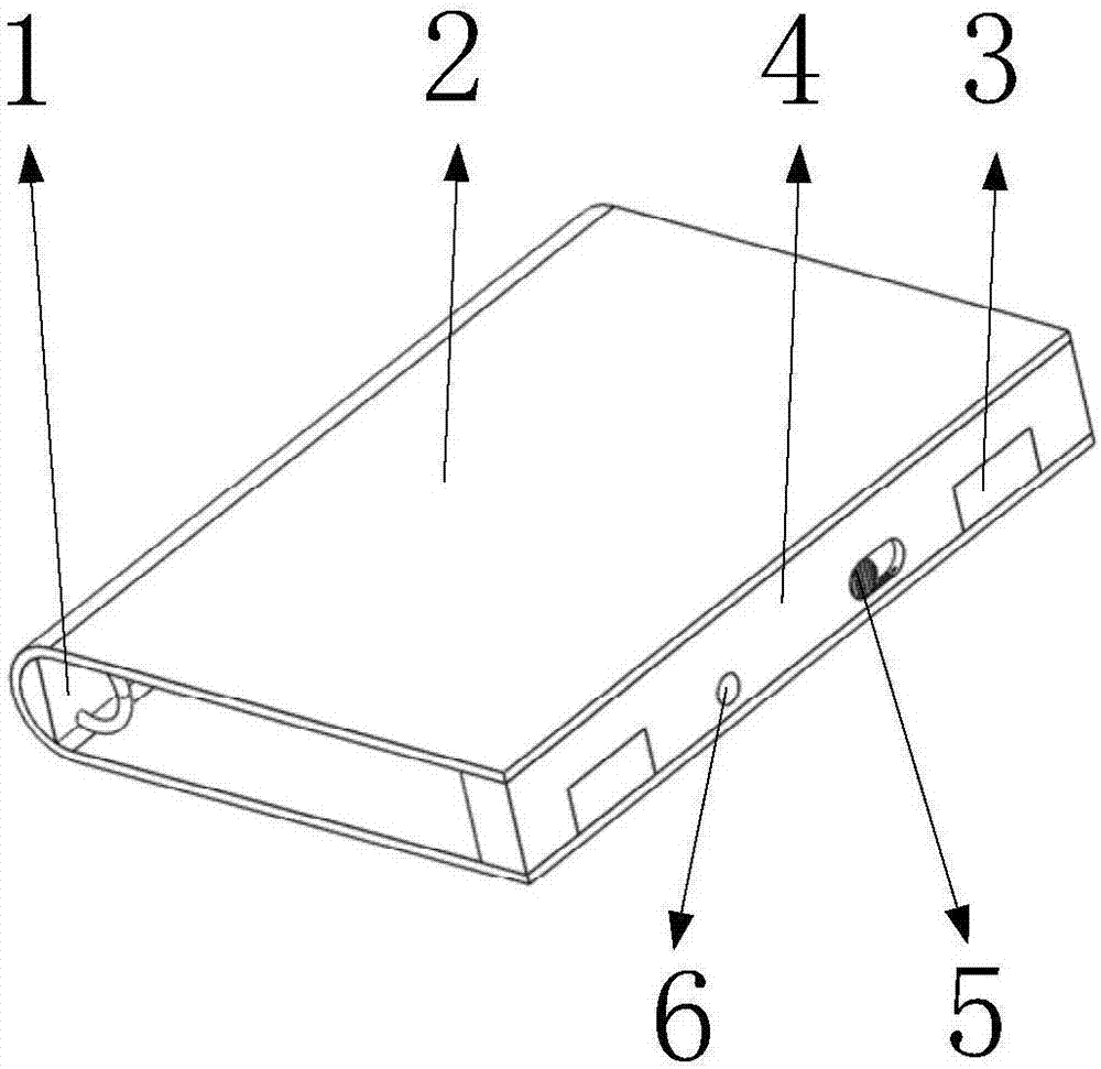 Loose-leaf notebook safety lock based on characteristic recognition module