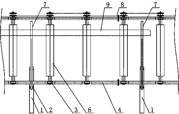 Steel pipe discharge mechanism