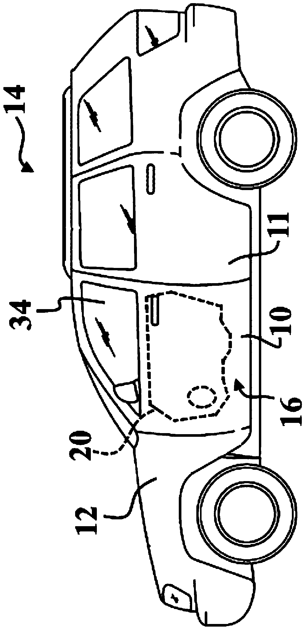 Carrier module for a motor vehicle door assembly