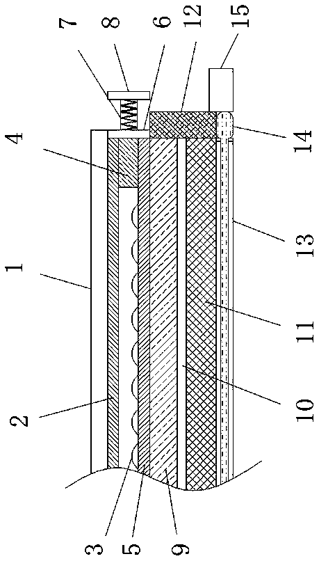 Novel electronic touch screen