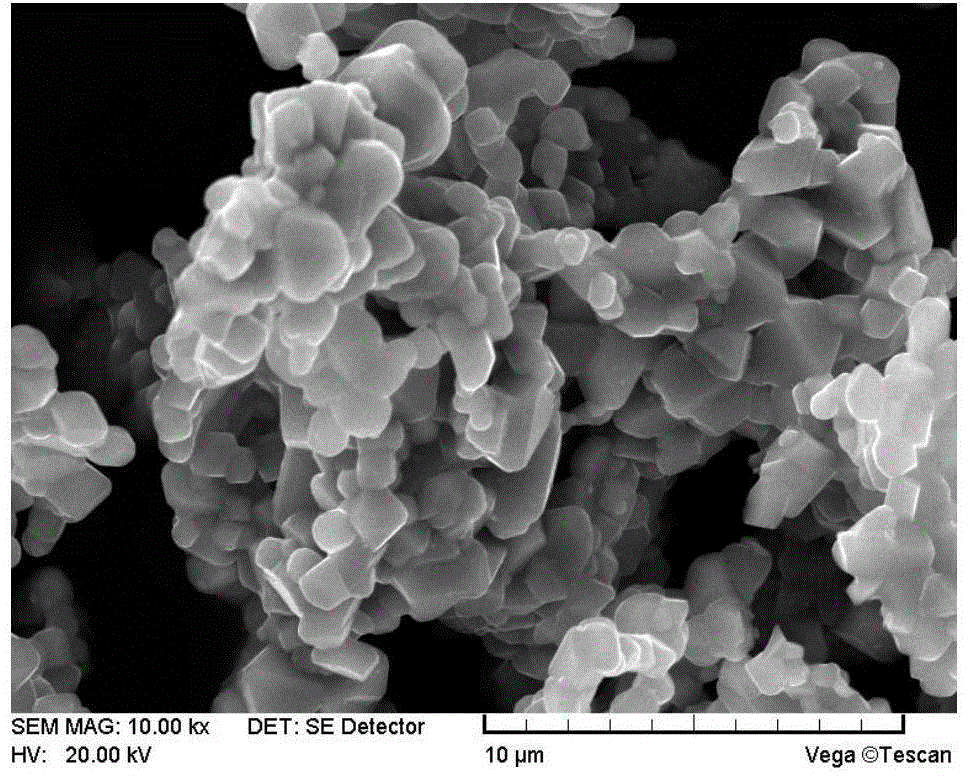 Manganese cerium doped nickel zinc ferrite nano wave absorbing powder and preparation method thereof