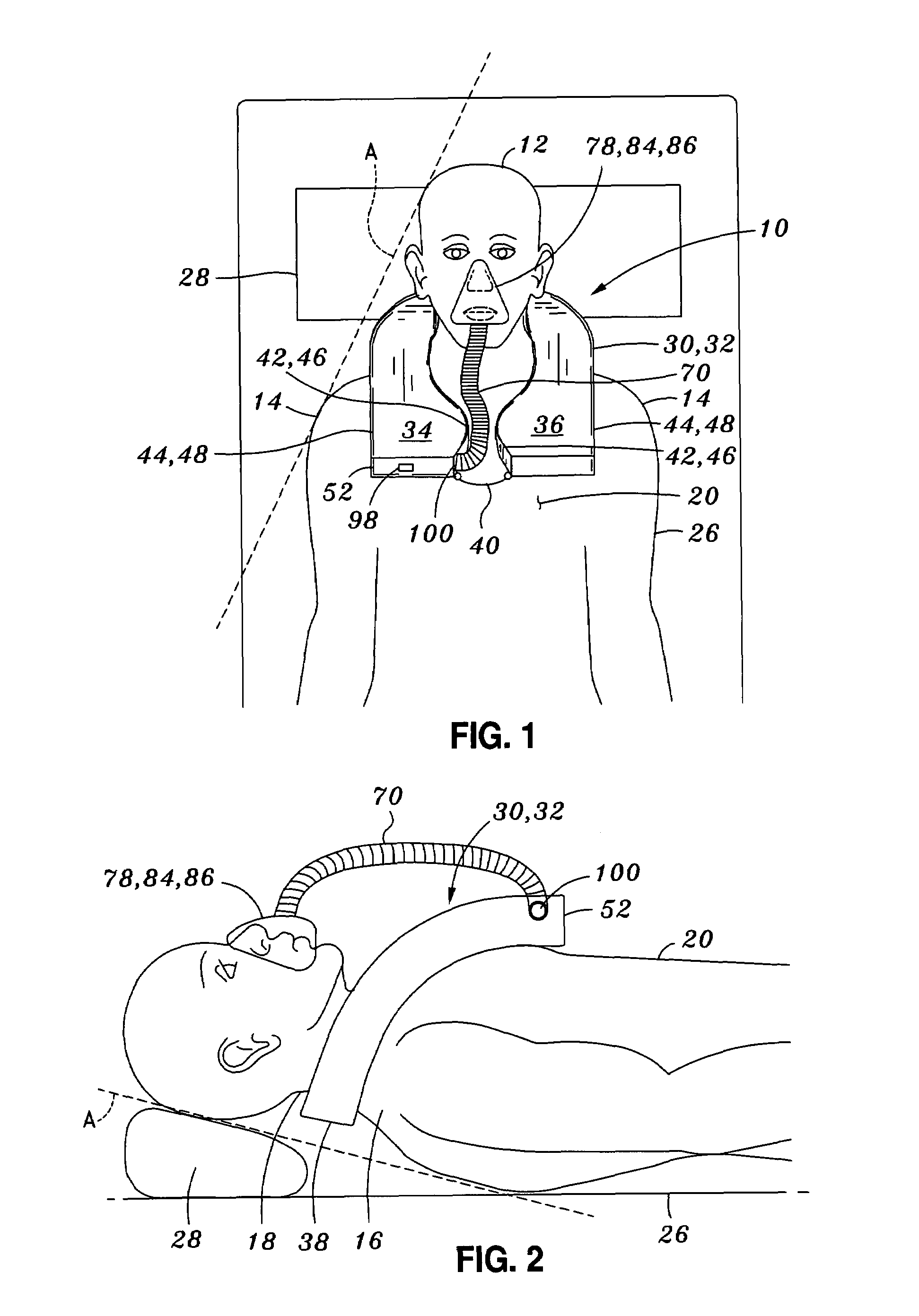Continuous positive airway pressure device and configuration for employing same