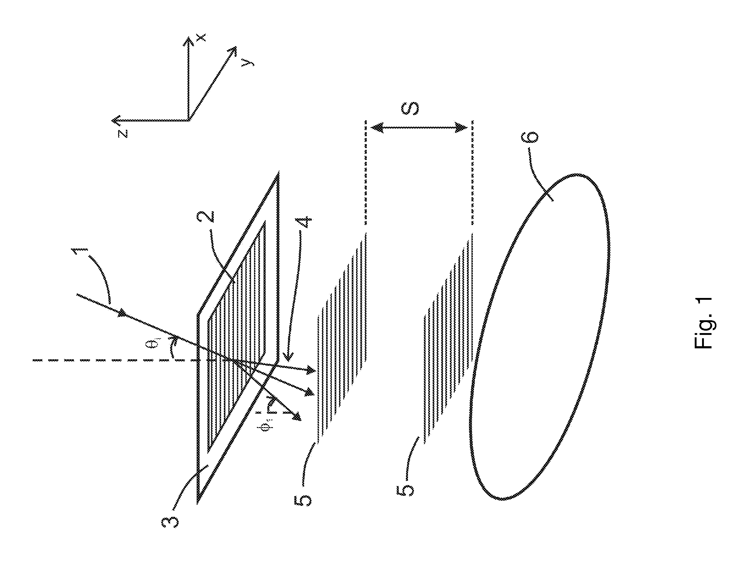 Method and apparatus for printing a periodic pattern with a large depth of focus