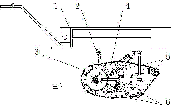 Electric handcart for carrying goods to go up and down mountains