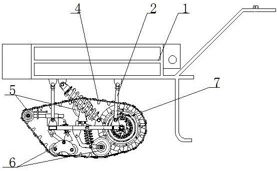 Electric handcart for carrying goods to go up and down mountains