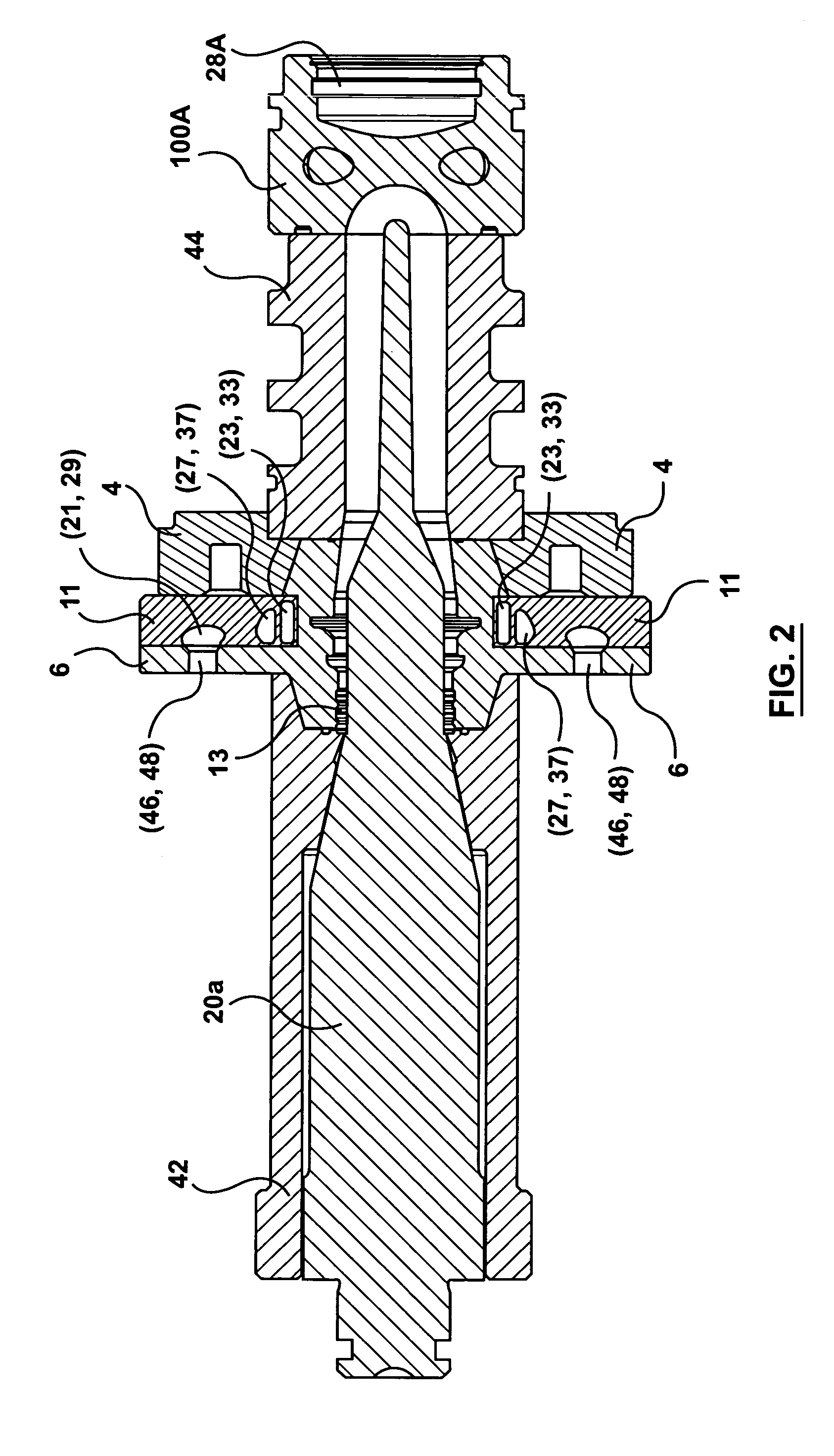 Cooling circuit for cooling neck ring of preforms