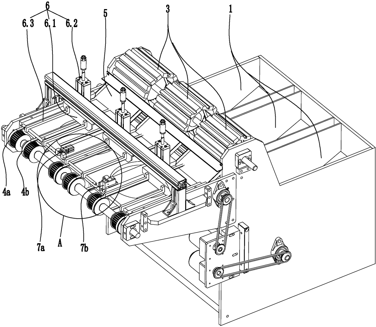 Umbrella tube feeding and orientation mechanism