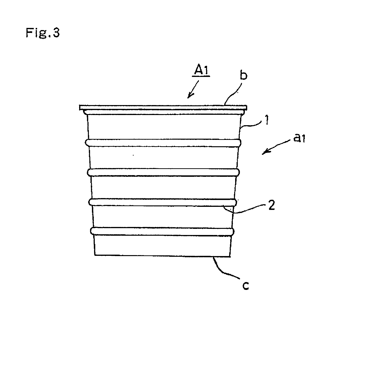 Food package and method and device for extrusion of food