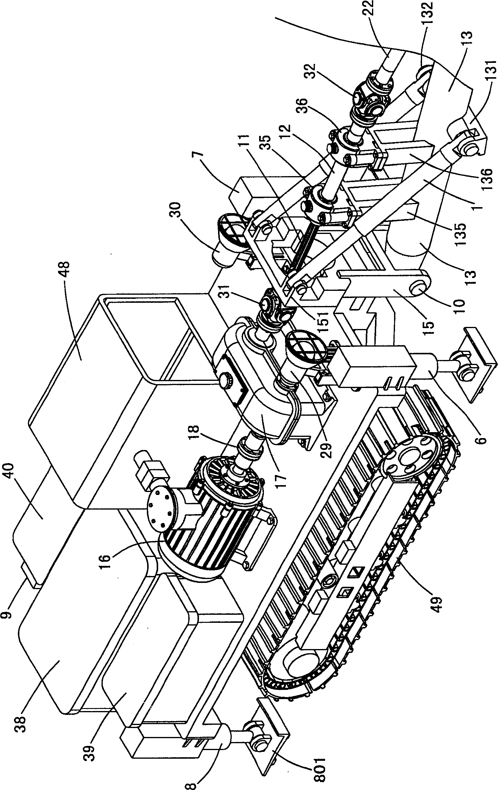 Coal mine tunnel digging machine