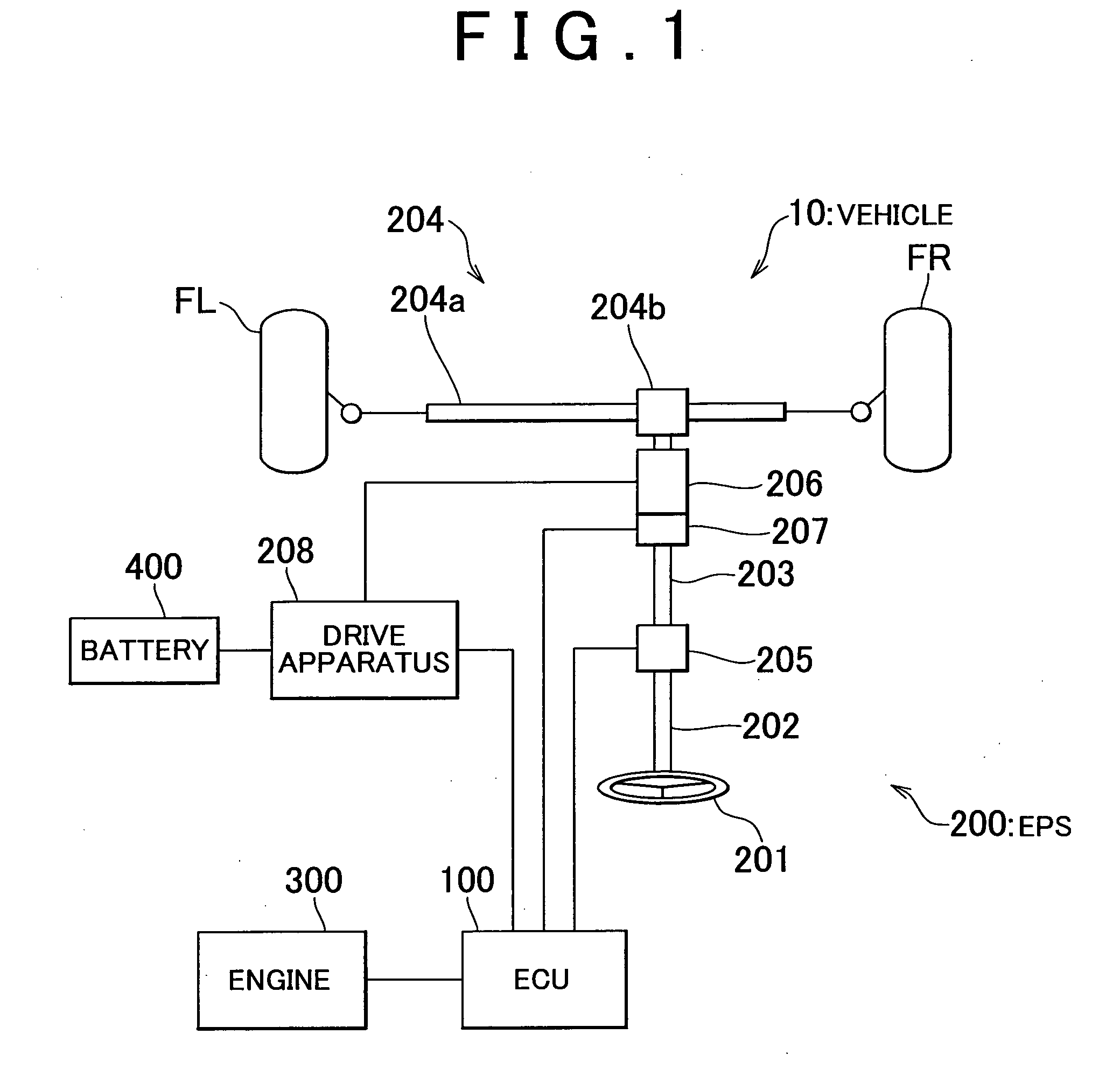 Vehicular steering control apparatus