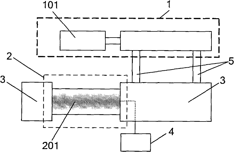 Continuous casting machine for lead plate of lead-acid storage battery