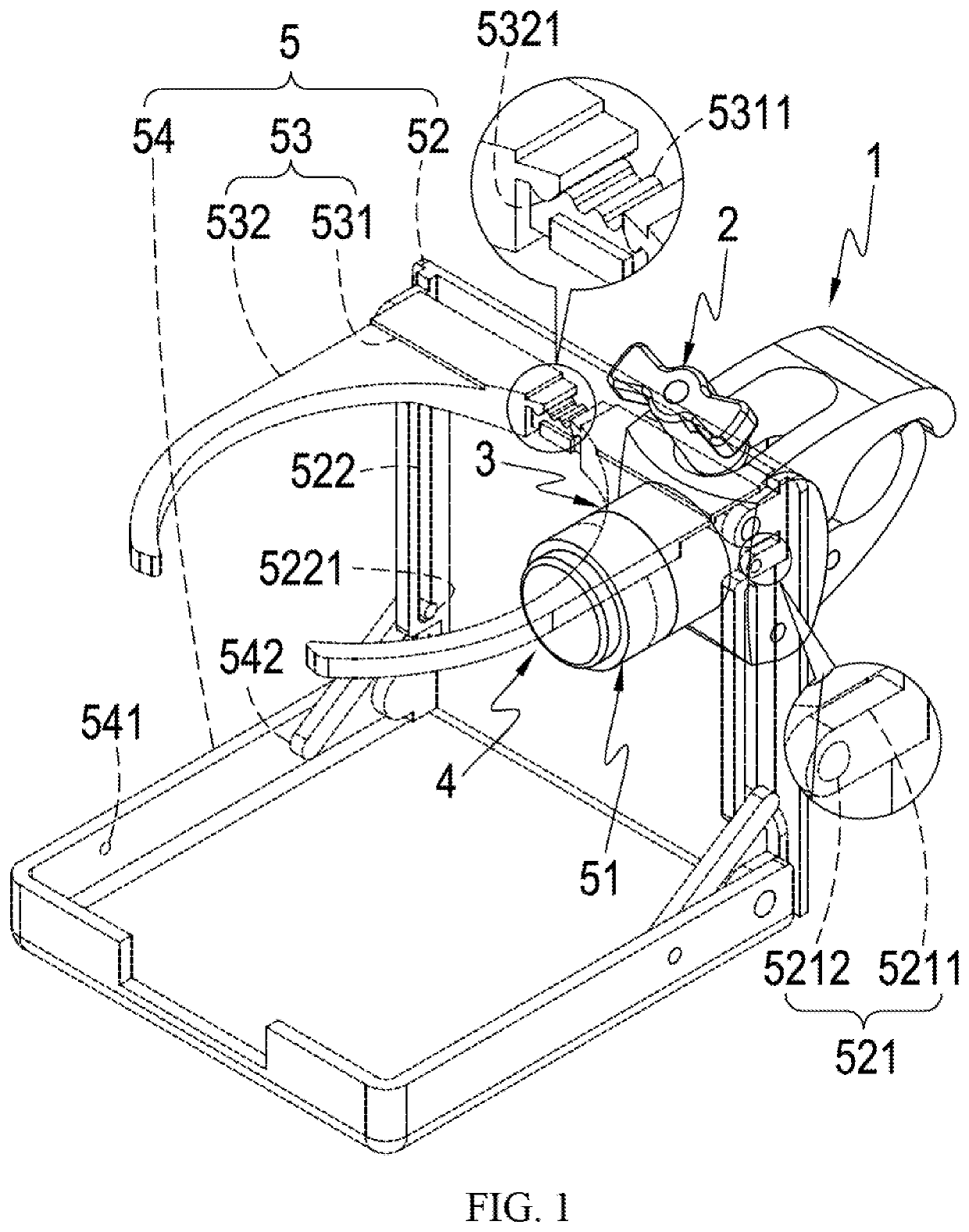 Drink holder mounting structure for attaching to various tubular objects