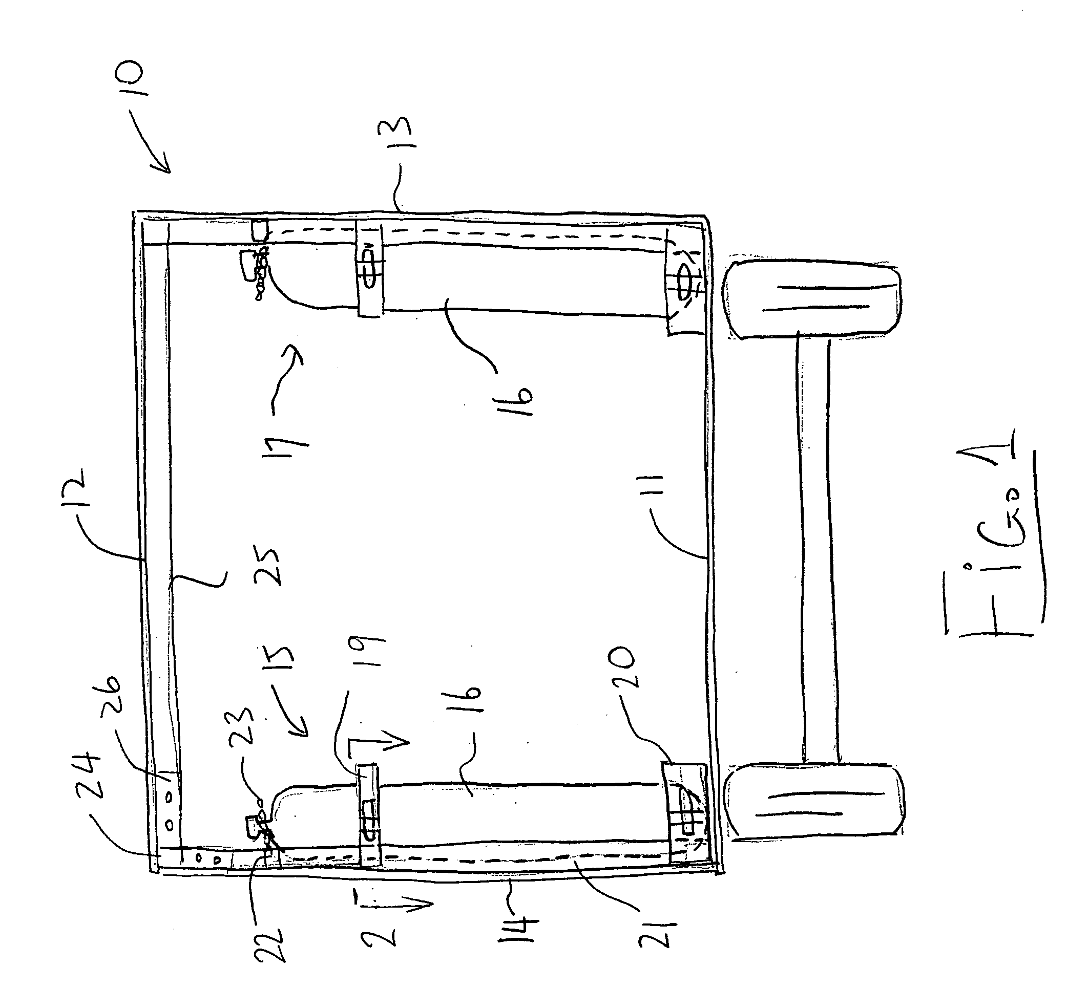 Rack for pressurized gas bottles