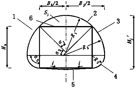 Three-consecutive-arc design method for pipe-type culvert section