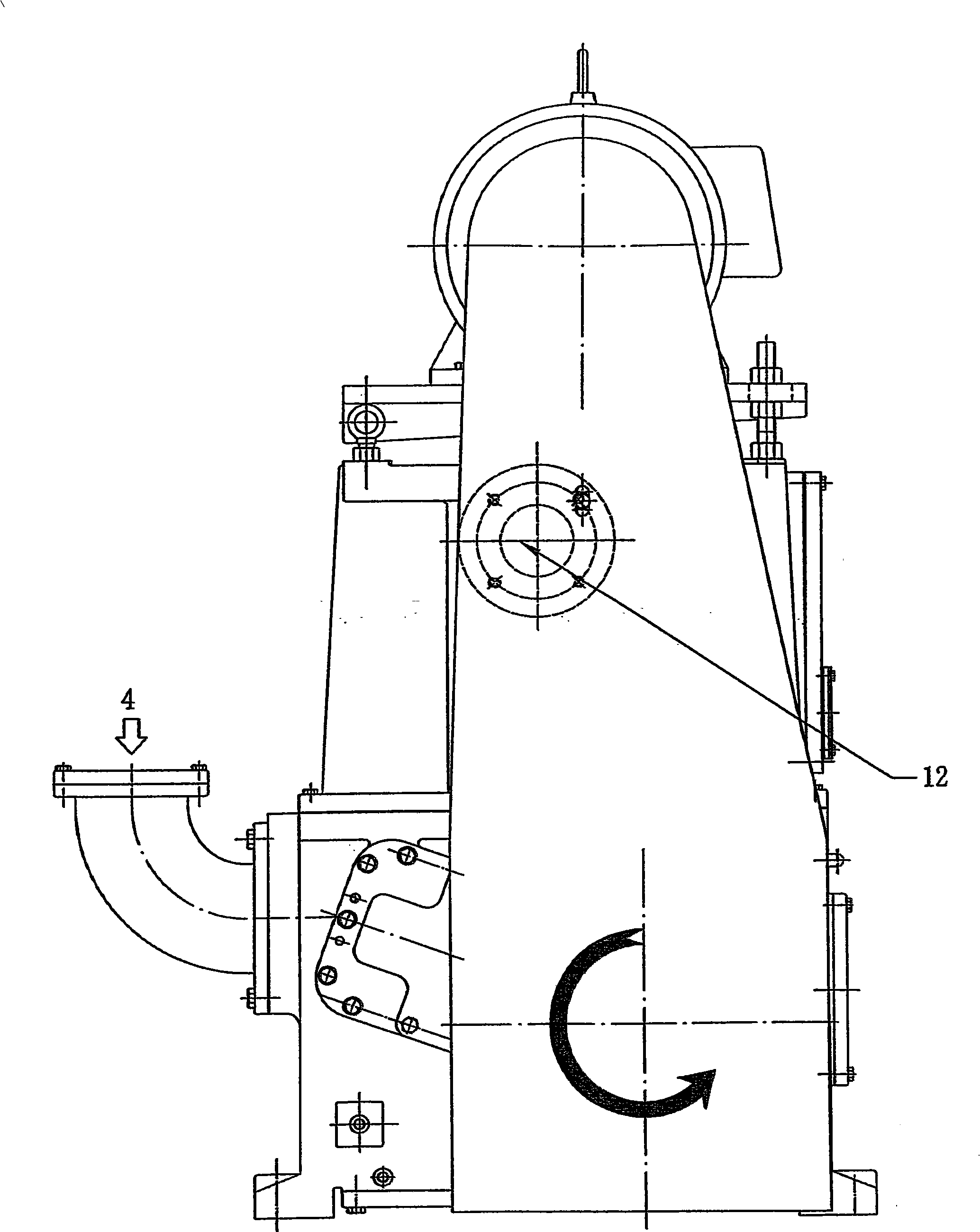 Novel non-leakage mechanical seal single-stage sliding valve vacuum pump