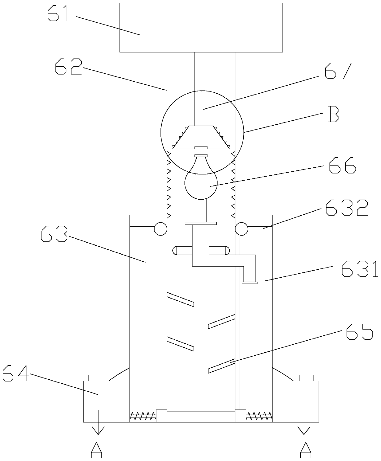 High-efficiency oil-immersed transformer capable of quickly exhausting gas