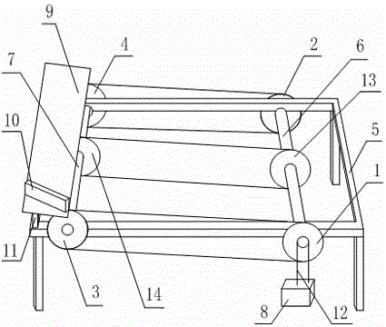 Steering conveying device for strip plates