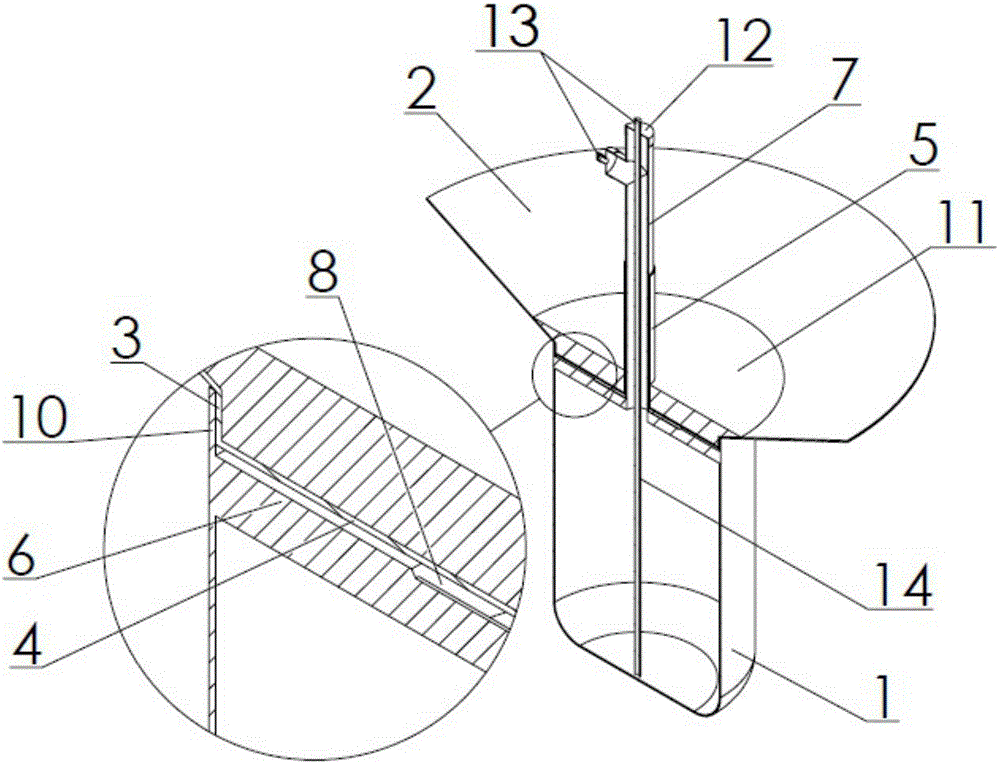 Woodland rainwater collection and utilization device for fruit tree cultivation