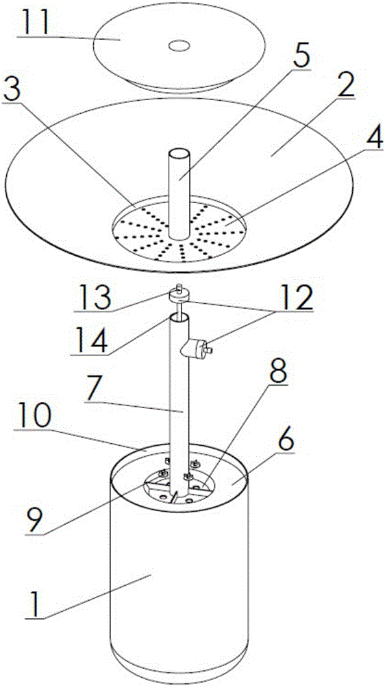 Woodland rainwater collection and utilization device for fruit tree cultivation