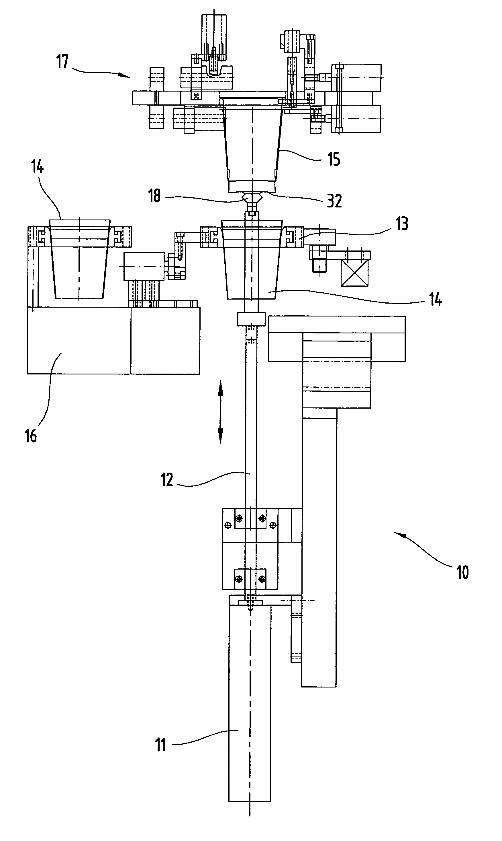 Method for producing a combined packing container and a device for carrying out said method