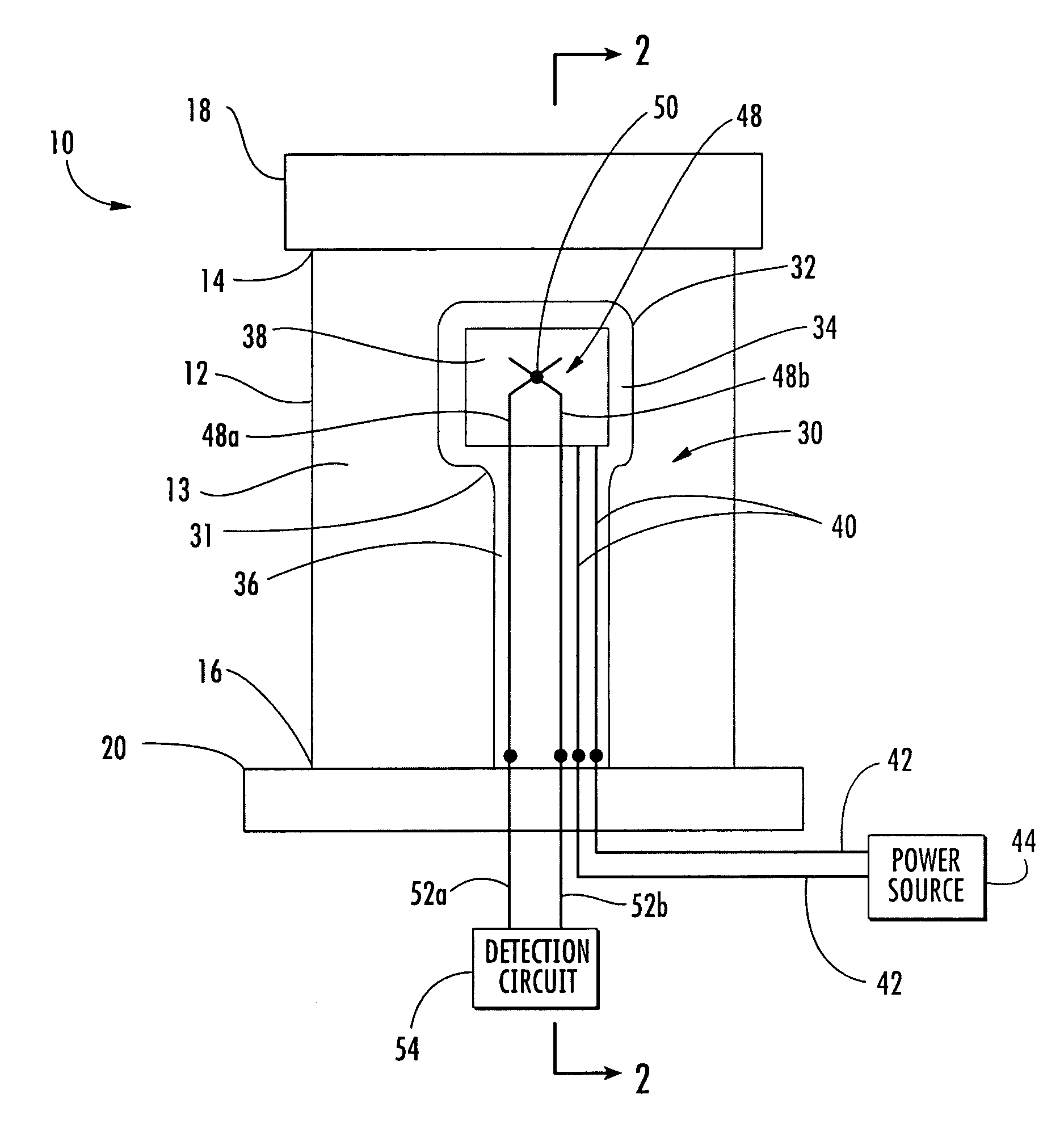 Compressor airfoil surface wetting and icing detection system