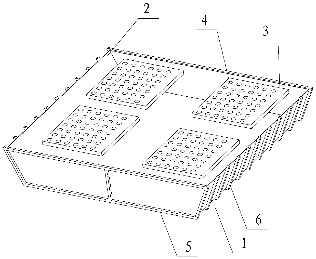 An expandable and contractible fish and vegetable symbiosis breeding device