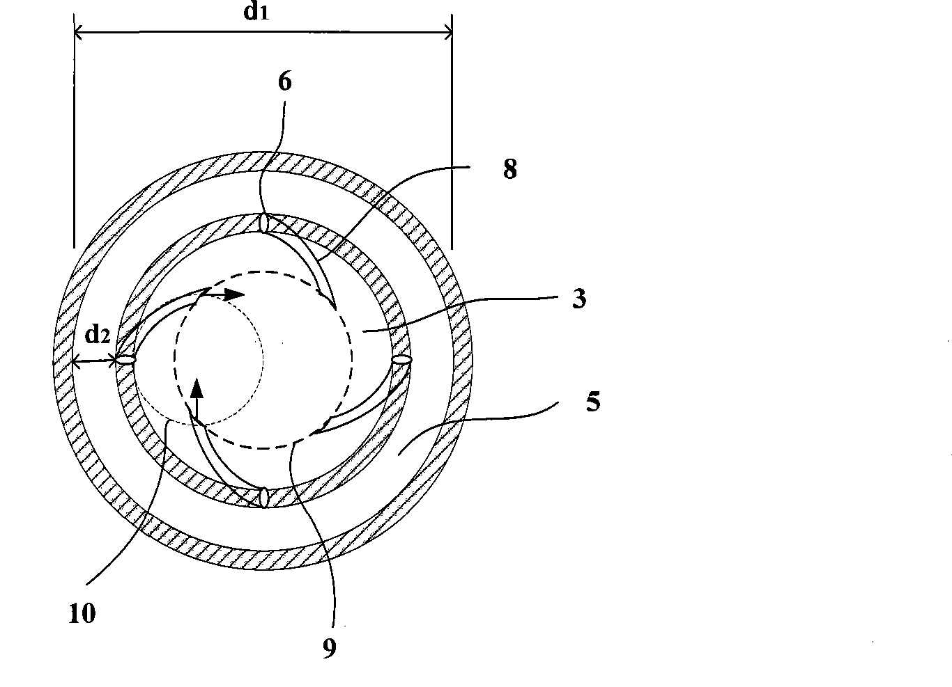 Draft tube type jet flow reactor and method for preparing isocyanate using the same