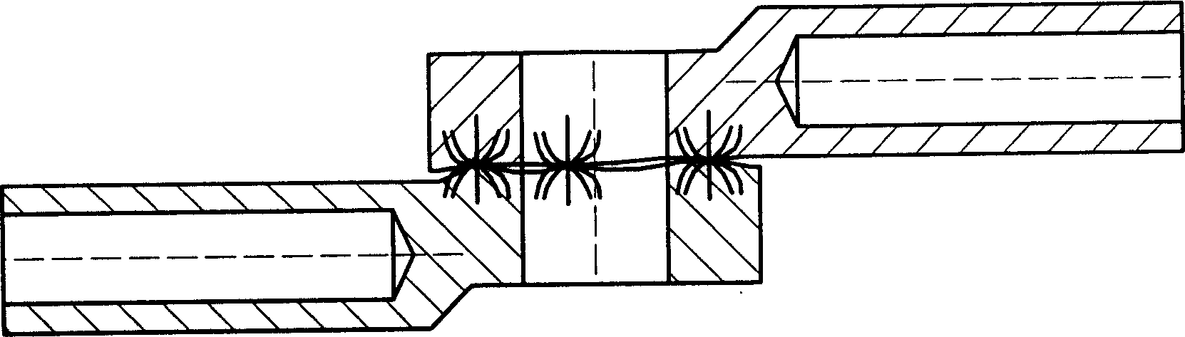 A conical surface electrical connection technique