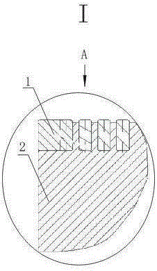 A side insert of a high-pressure roller mill roller sleeve and its replacement method