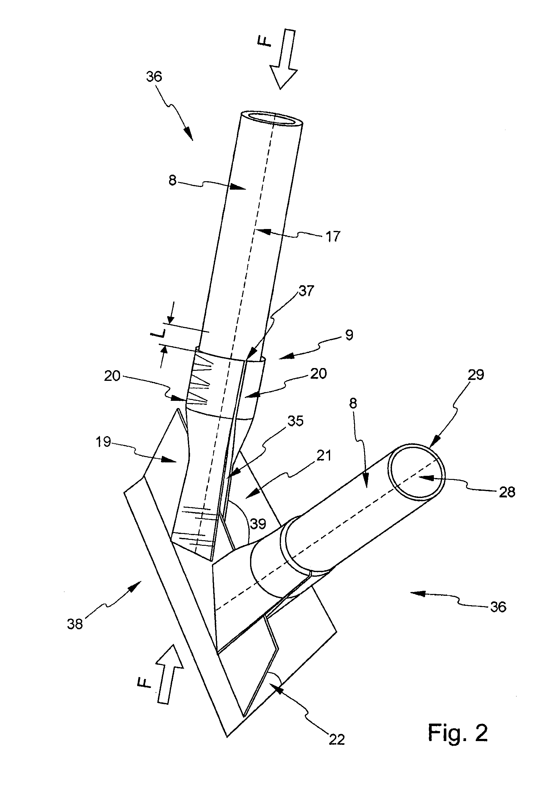 Support structure for a wing