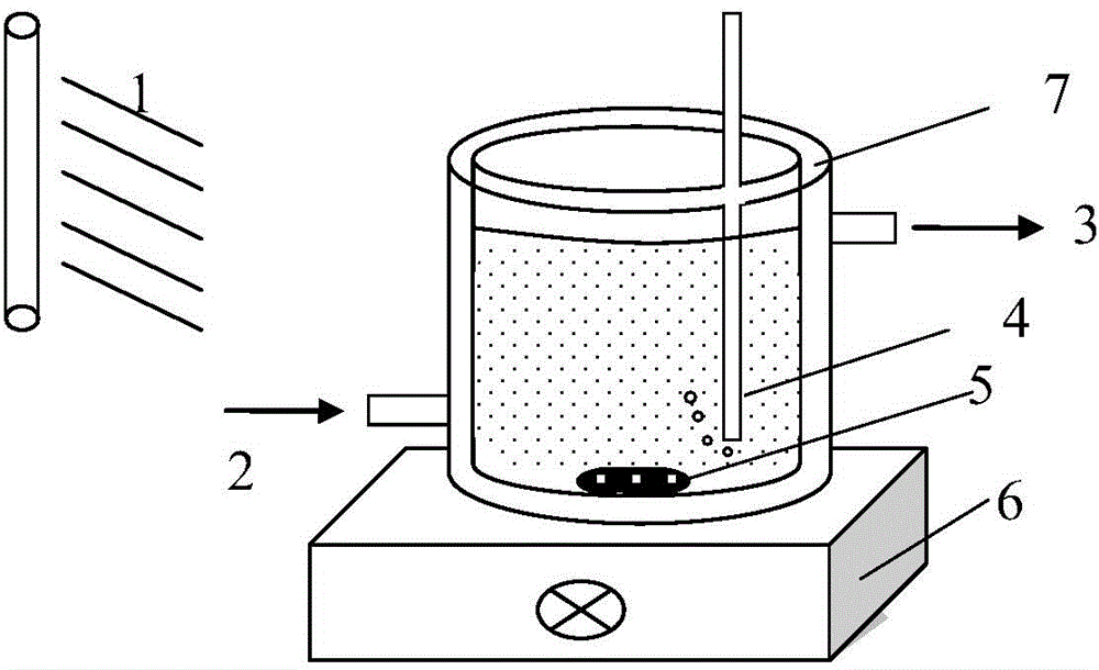 Method for using photocatalytic reduction to treat waste water containing nitroimidazole antibiotics