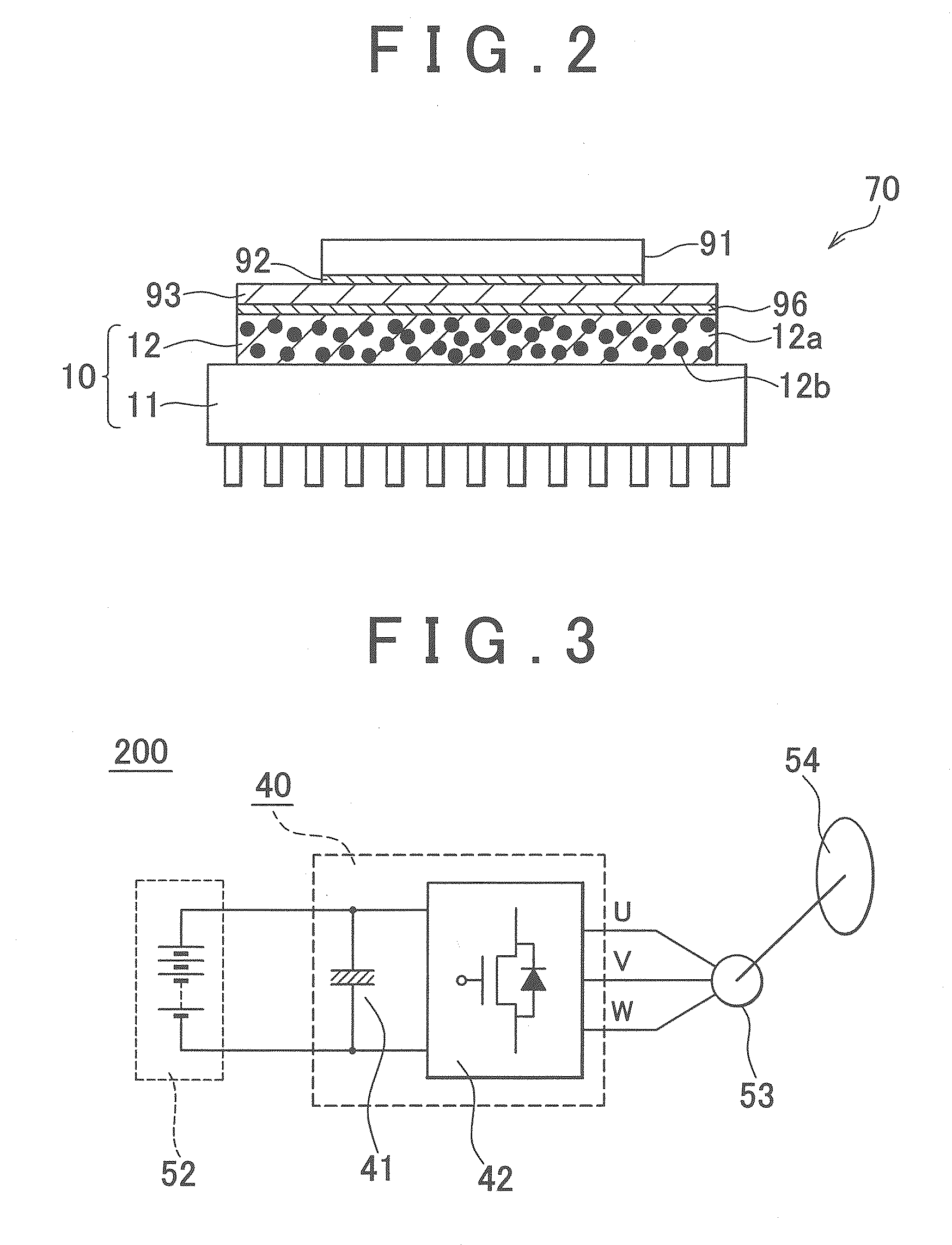 Method of forming carbon particle-containing film, heat transfer member, power module, and vehicle inverter