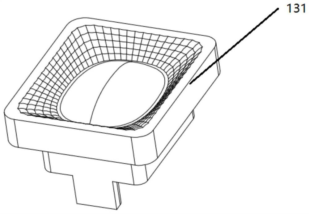 Miniature bar code acquisition device with detachable assembly