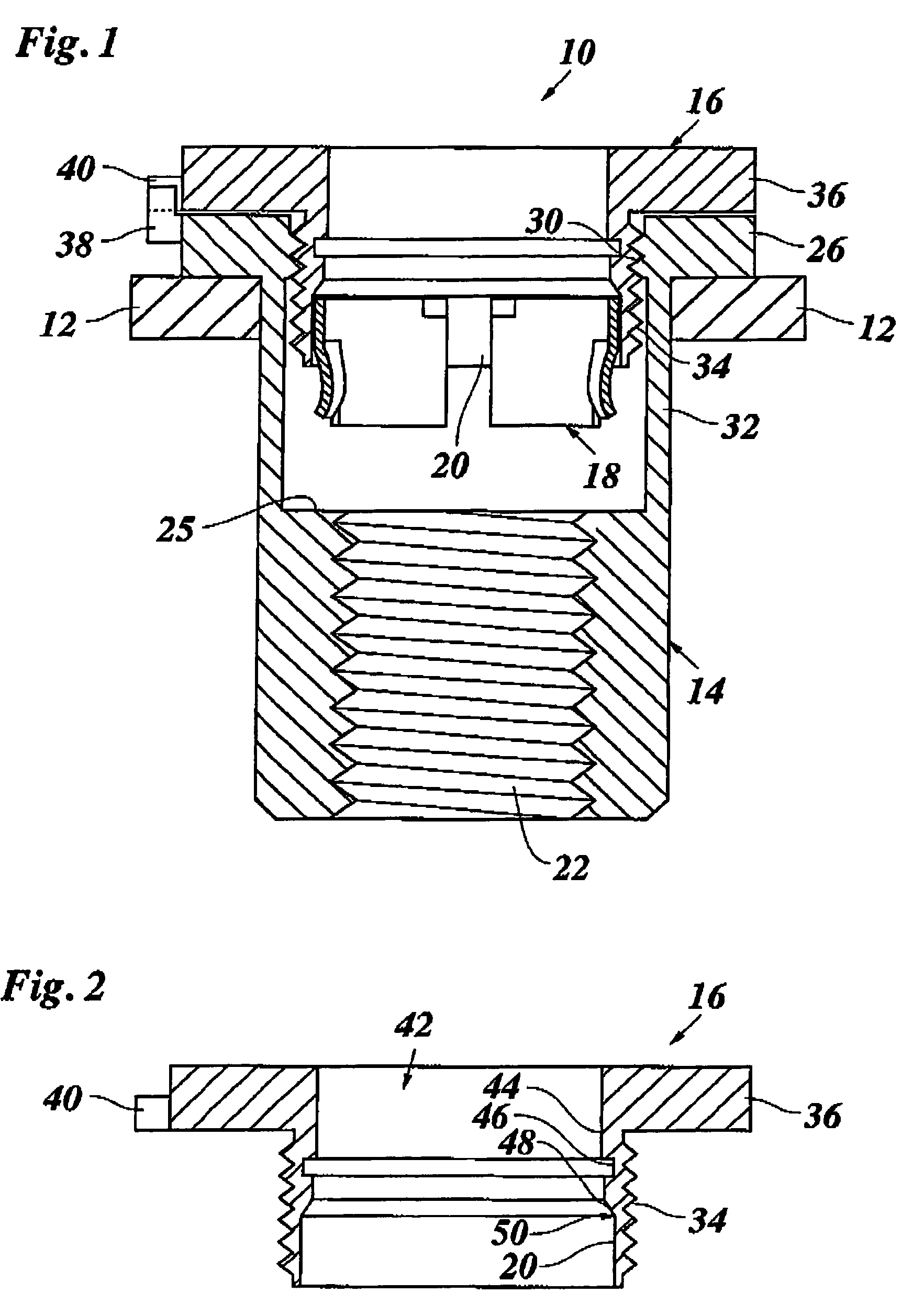 Device for connecting component parts, comprising a blind rivet fastener