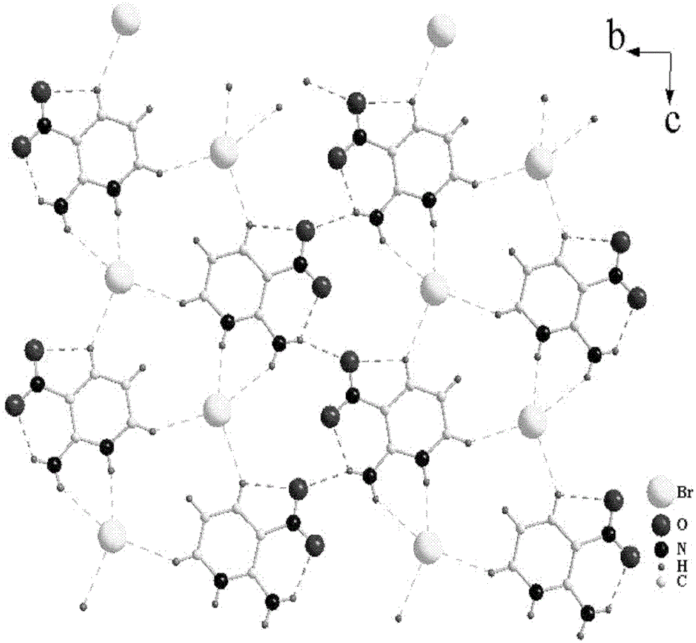 2-Amino-3-nitropyridine bromide salt nonlinear optical crystal