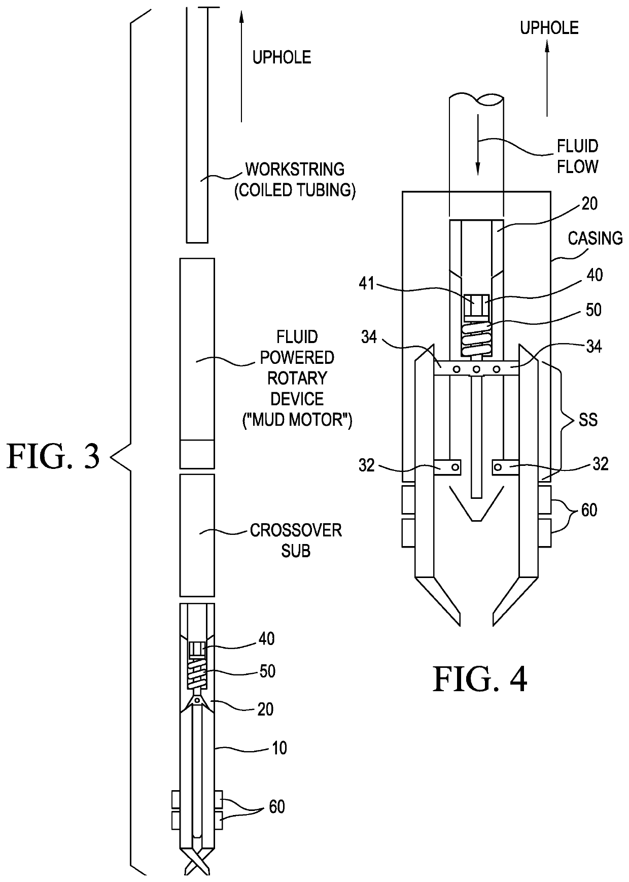 Downhole tubular milling apparatus, especially suitable for deployment on coiled tubing