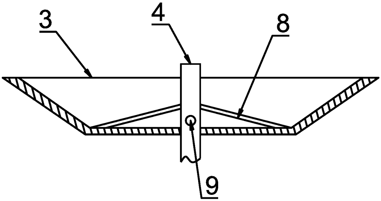 Water-saving stereoscopic agricultural planting rack