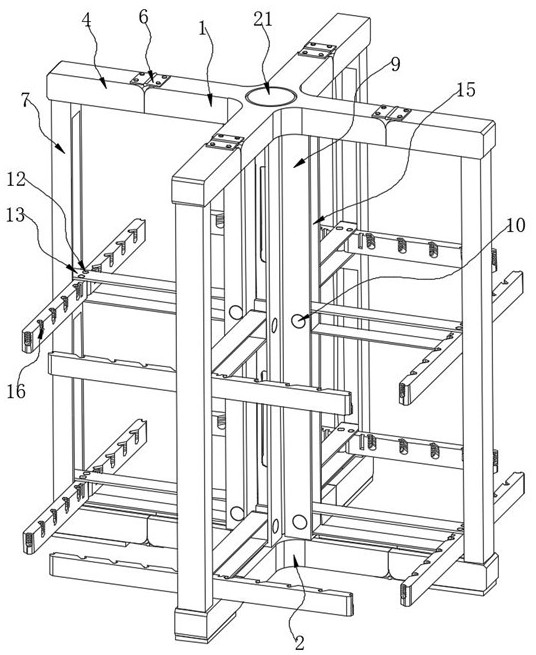 Rack for communication equipment