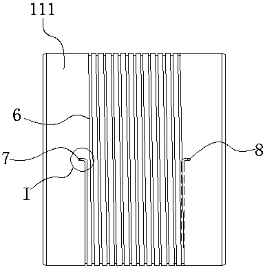 Method for forming liquid cavity through additionally arranging integral type middle spacer sleeve