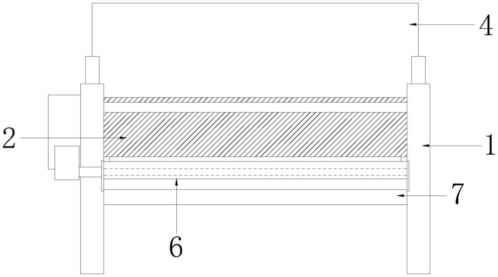 Sand blasting machine for glass