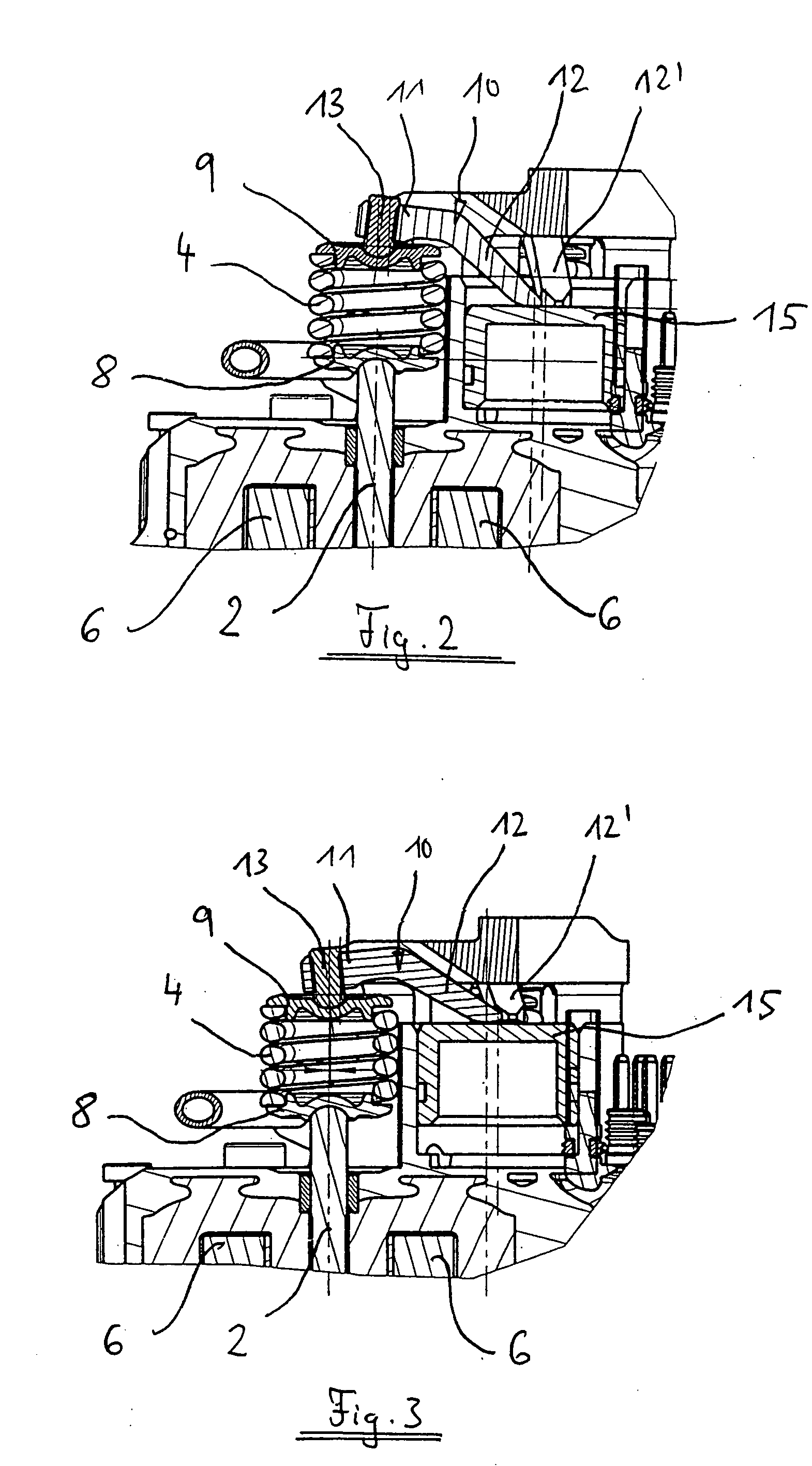 Electromagnetic valve operating device with adjustable neutral position